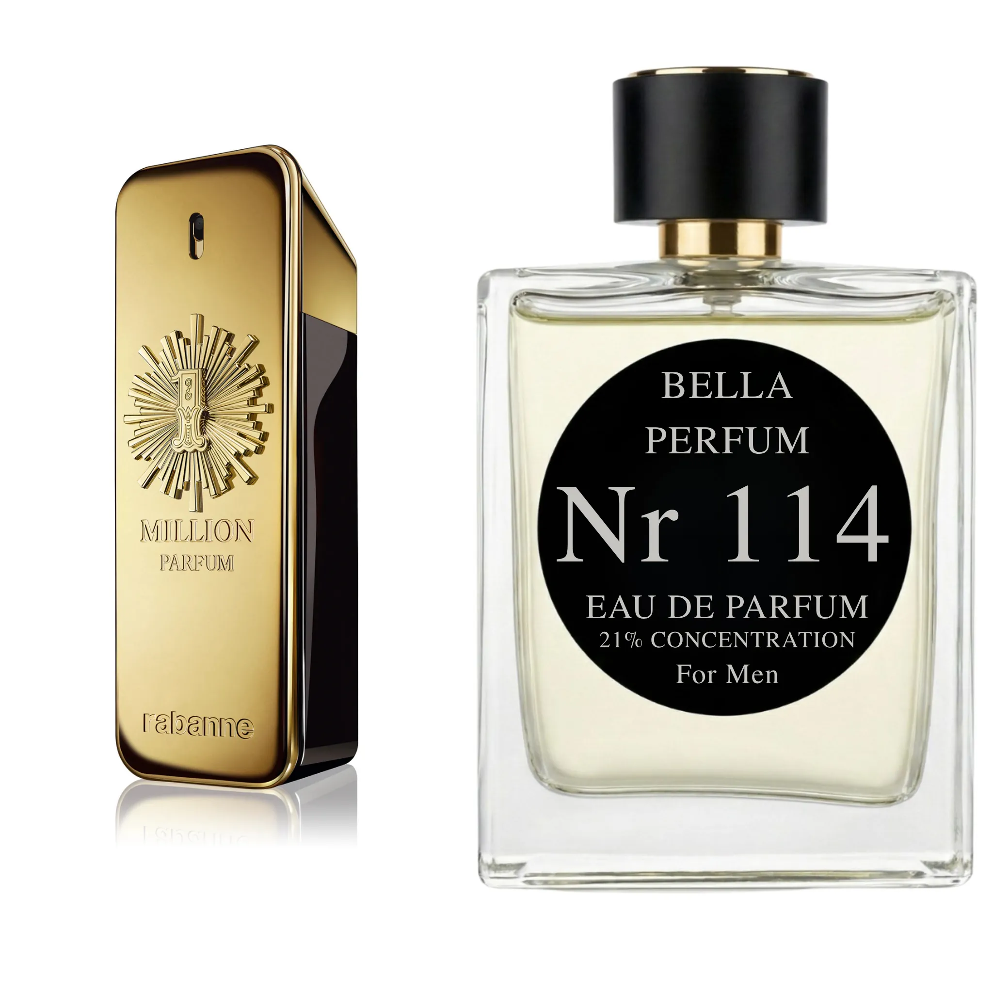 Bella Perfum nr 114 Inspirowane Paco Rabanne 1 Million Parfum
